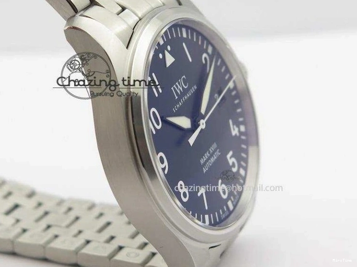 MIROTIME 0519 Compact Mark XVIII IW327001 SS Mk Maker Best Edition Black Dial On SS Bracelet A 7301